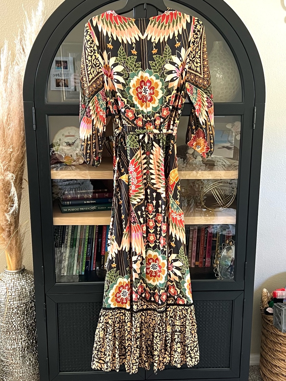 FARM Rio Tropical Amorina Wrap Maxi Dress - Picture 11 of 12